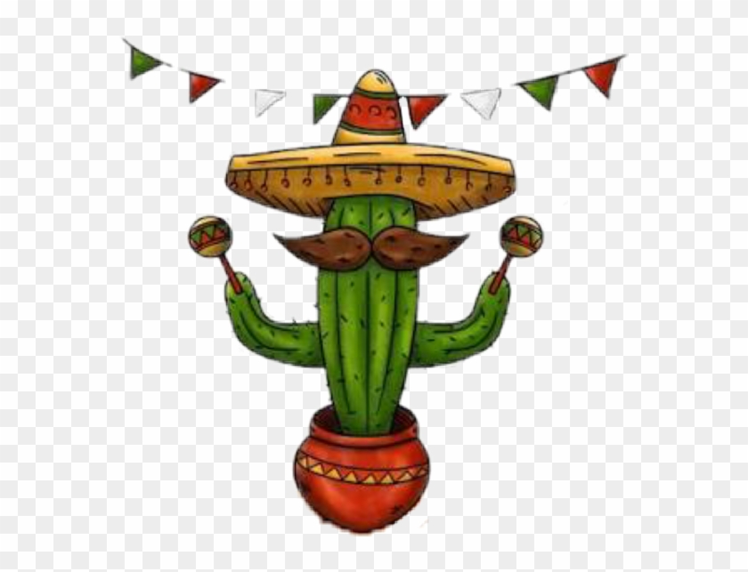 Mexicano - Cactus Fiesta Clipart #4606867