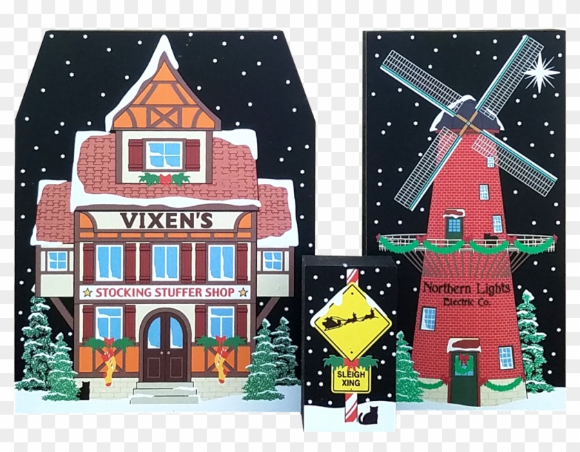 Click To See All 3 Pieces Individually - House Clipart