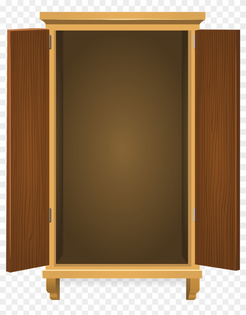 Open Cupboard Clipart