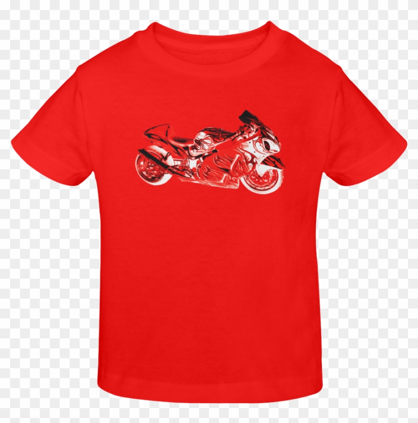 2005 Suzuki Hayabusa 1300 Tribal Red Flame Sunny Youth - Shirt Clipart