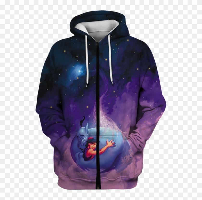 3d Aladdin And The Magic Lamp Full Print T Shirt - Hoodie Clipart #4607826