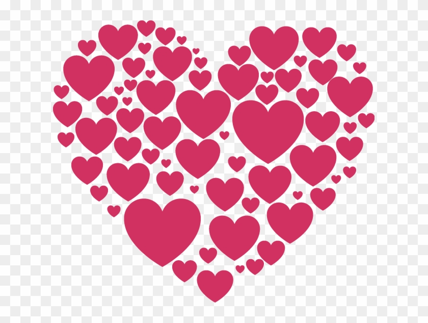 Light Pink Heart - Corazones Diferentes Clipart