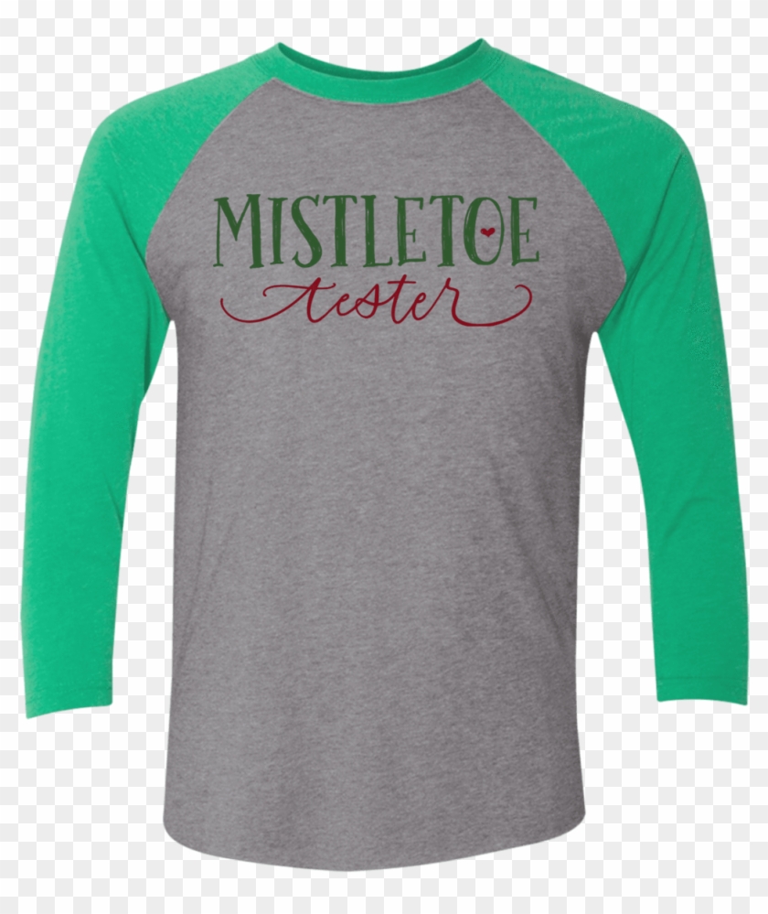 Mistletoe Tester Faithbox Designs - Long-sleeved T-shirt Clipart
