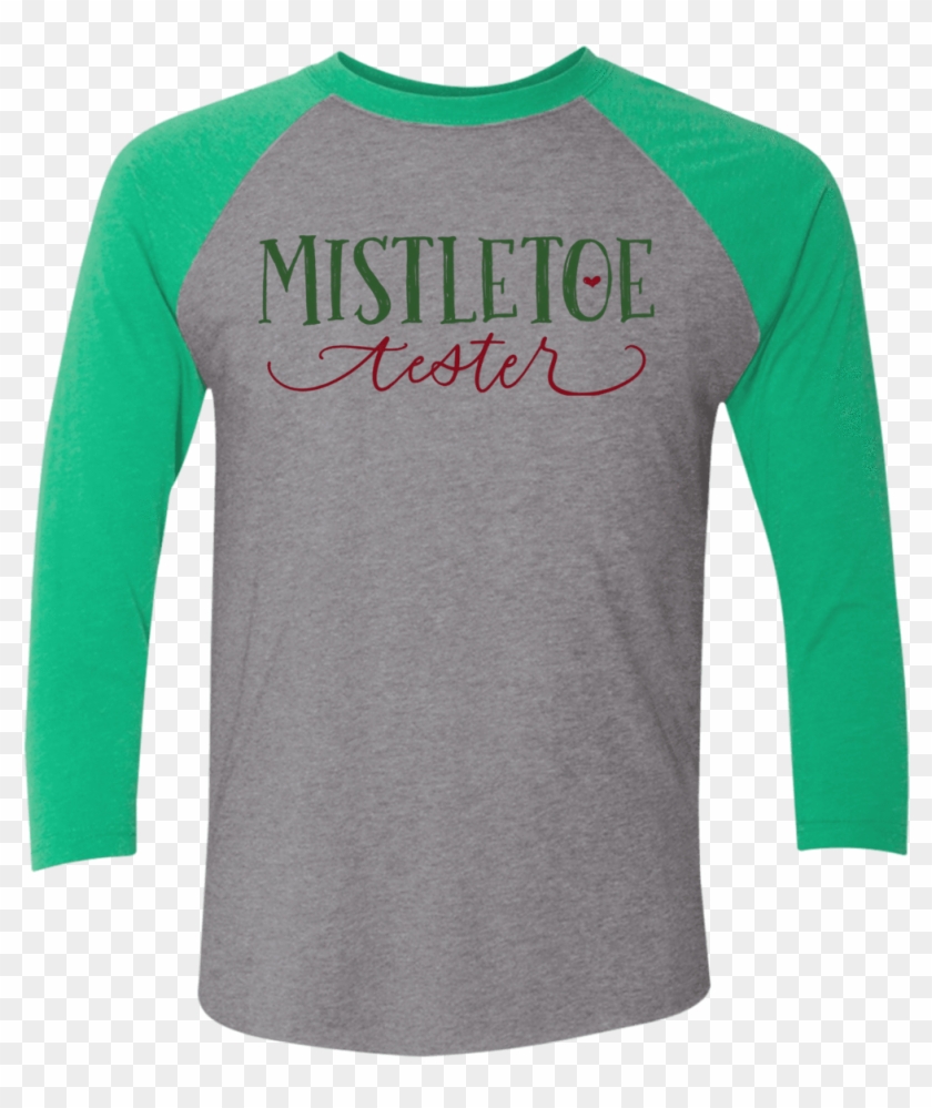 Mistletoe Tester Faithbox Designs - Long-sleeved T-shirt Clipart #4608096