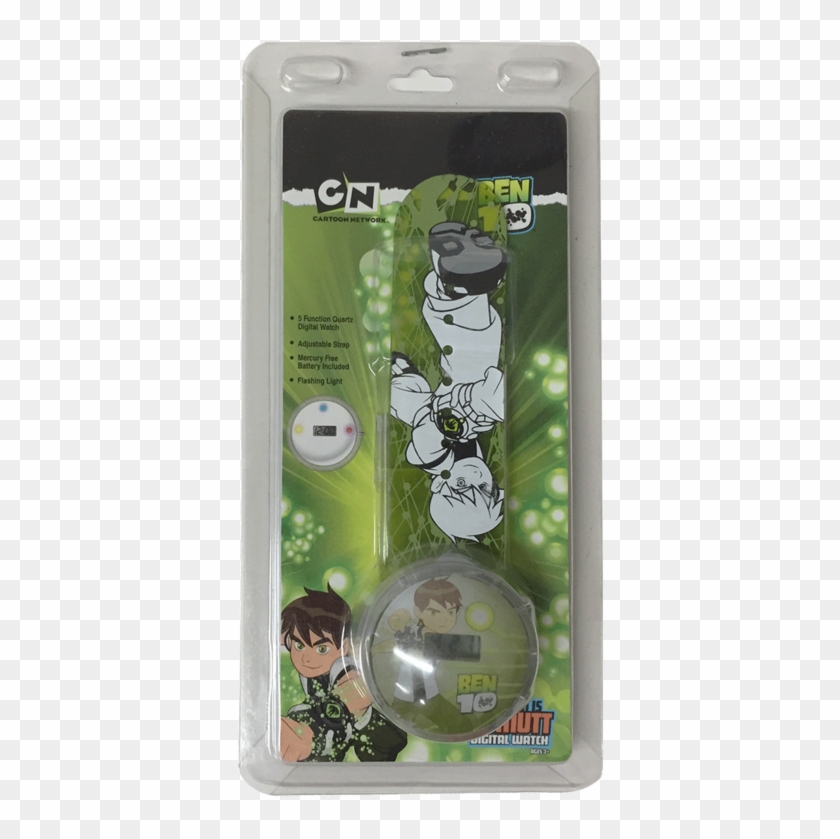 Ben10 Wrist Watch With Led Light By Cartoon Network - Ben 10 Clipart