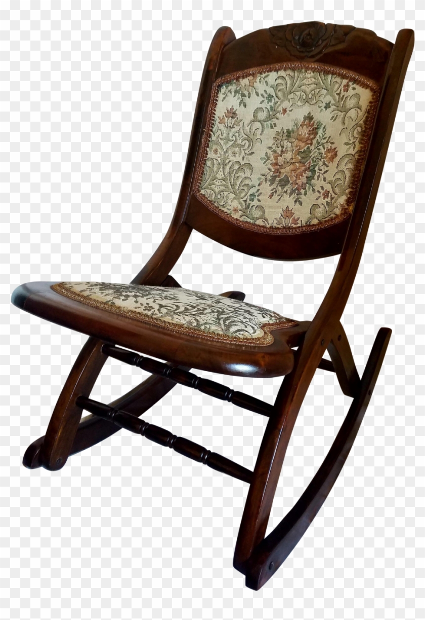 Antique Rocking Chairs Fresh Antique Folding Rocking - Rocking Chair Clipart #4608178