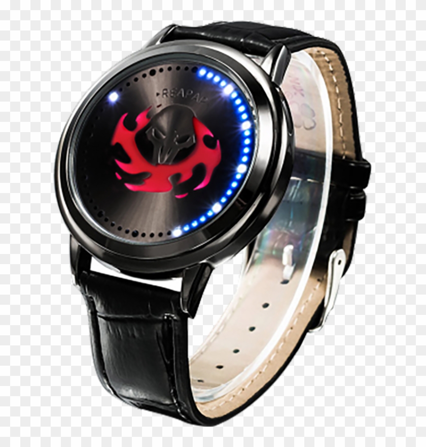 Overwatch Watch Cartoon Animation Led Touch Screen - นาฬิกา ข้อ มือ Led Clipart #4608229