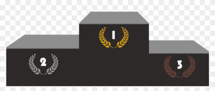 Winners Podium Png - Podiume Png Clipart #4608274