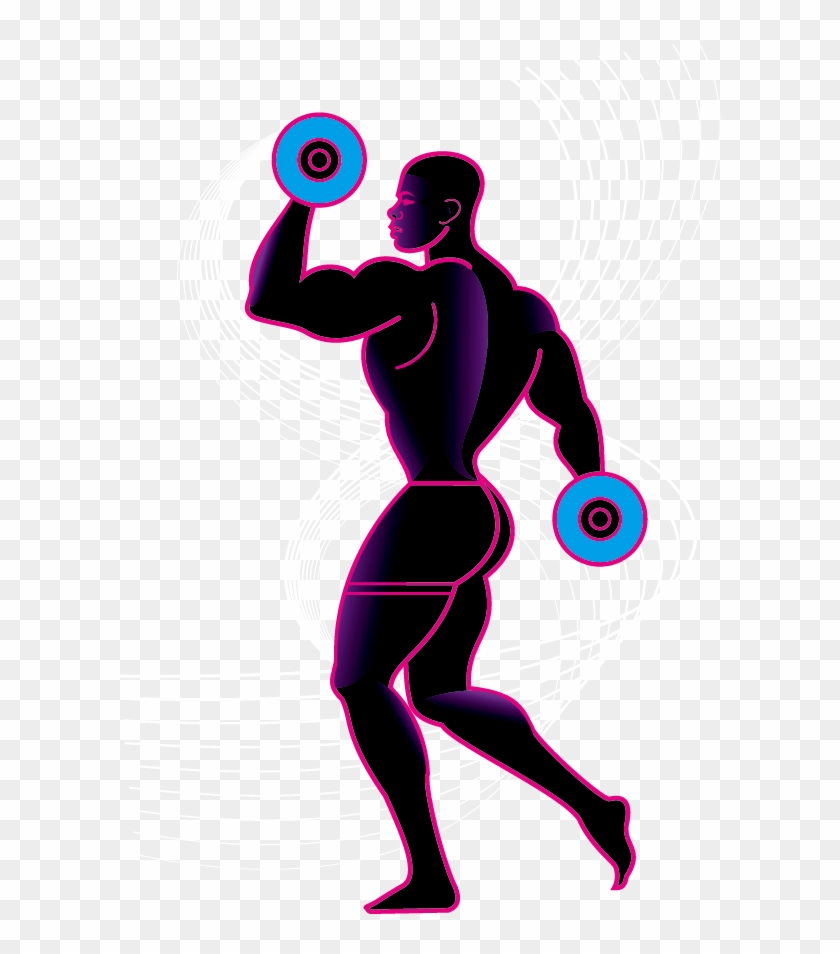 Weight Training Olympic Weightlifting Silhouette Physical - Homem Levantando Peso Png Clipart