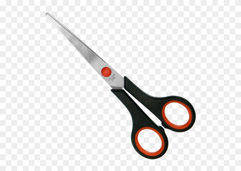 Tesoura De Inox C/ Ponta Fina Cabo Plst 7” - Scissors Clipart #4608442