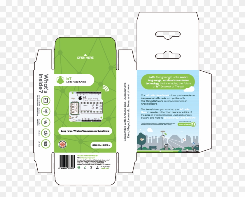 Iot Lora Node Shield Template - Carton Clipart