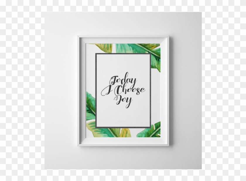 Today I Choose Joy, Bible Art Print, Calligraphy Print, - Motif Clipart