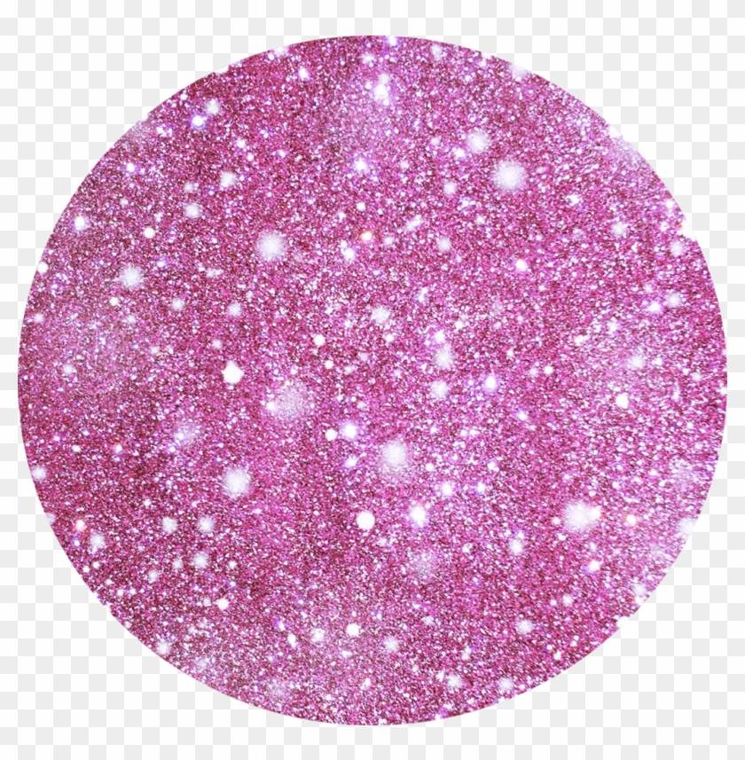 #circle #circlesticker #circlepng #pink #glitter #pinkglitter - Pink Glitter Wallpaper Hd Iphone Clipart #4608942