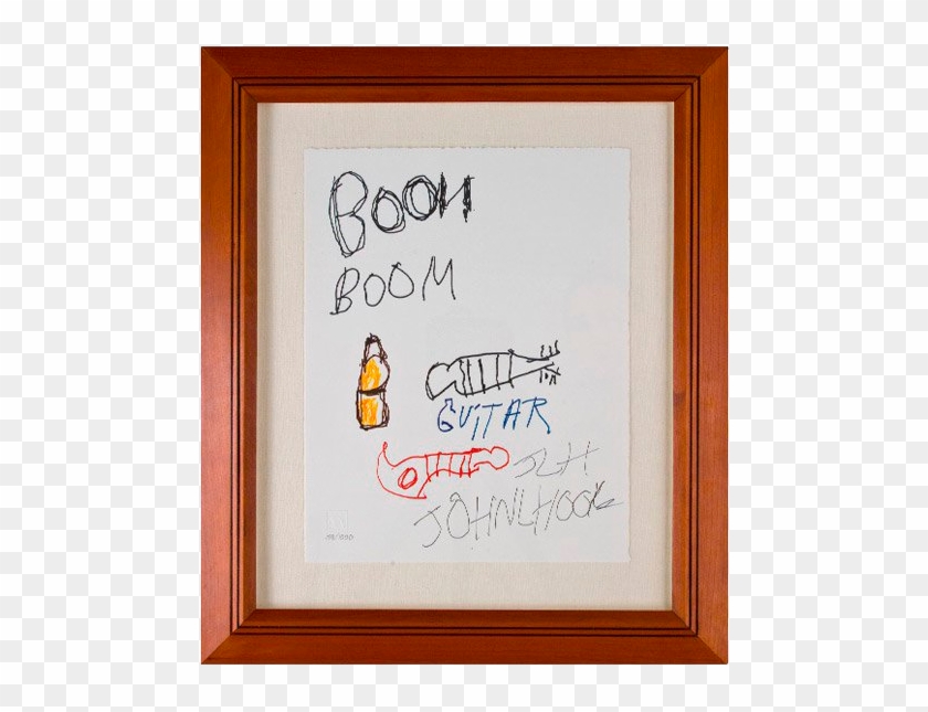 "boom Boom" Hand Drawn By John Lee Hooker - Picture Frame Clipart #4608996
