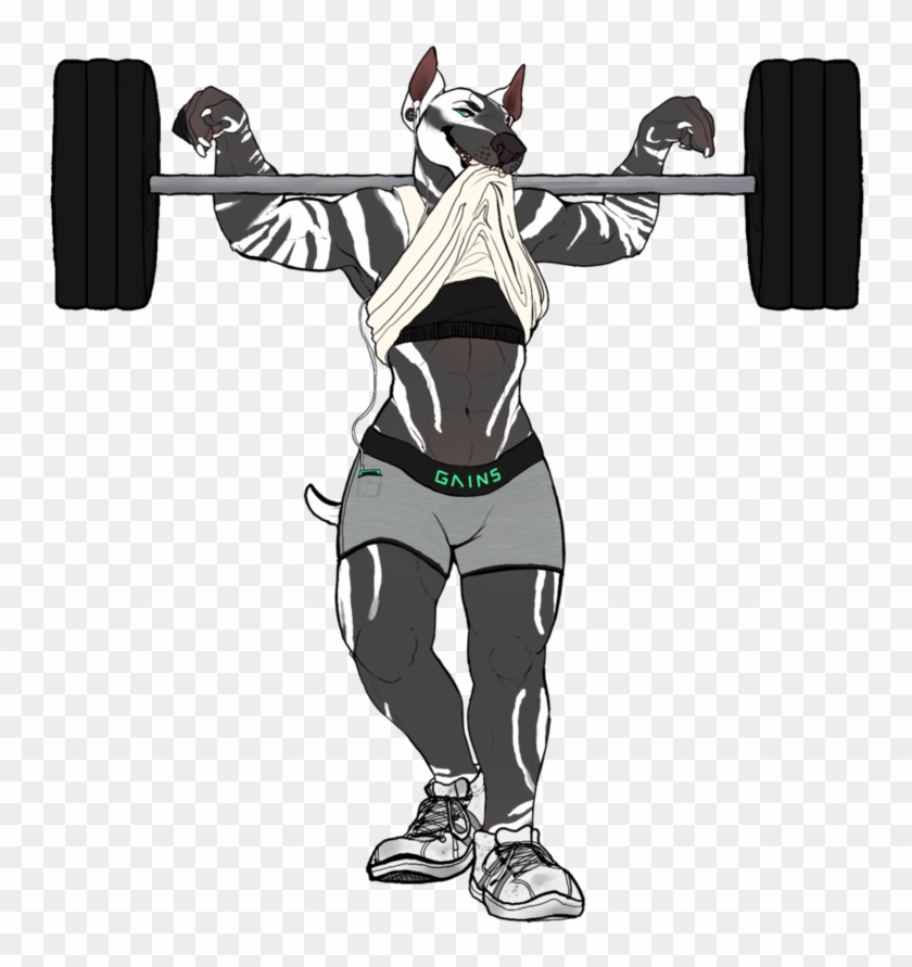 Weightlifter Drawing Life African - Powerlifting Clipart