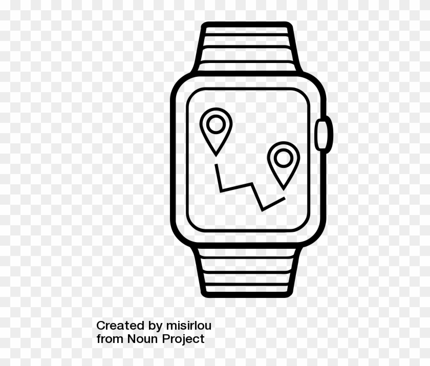 Watch Coloring Page Clipart