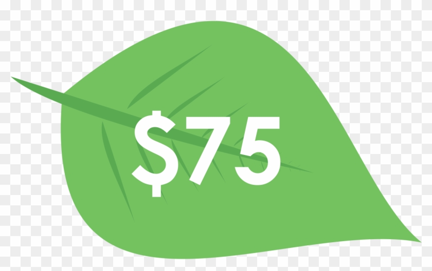 Donation $75 - Sign Clipart #4609352