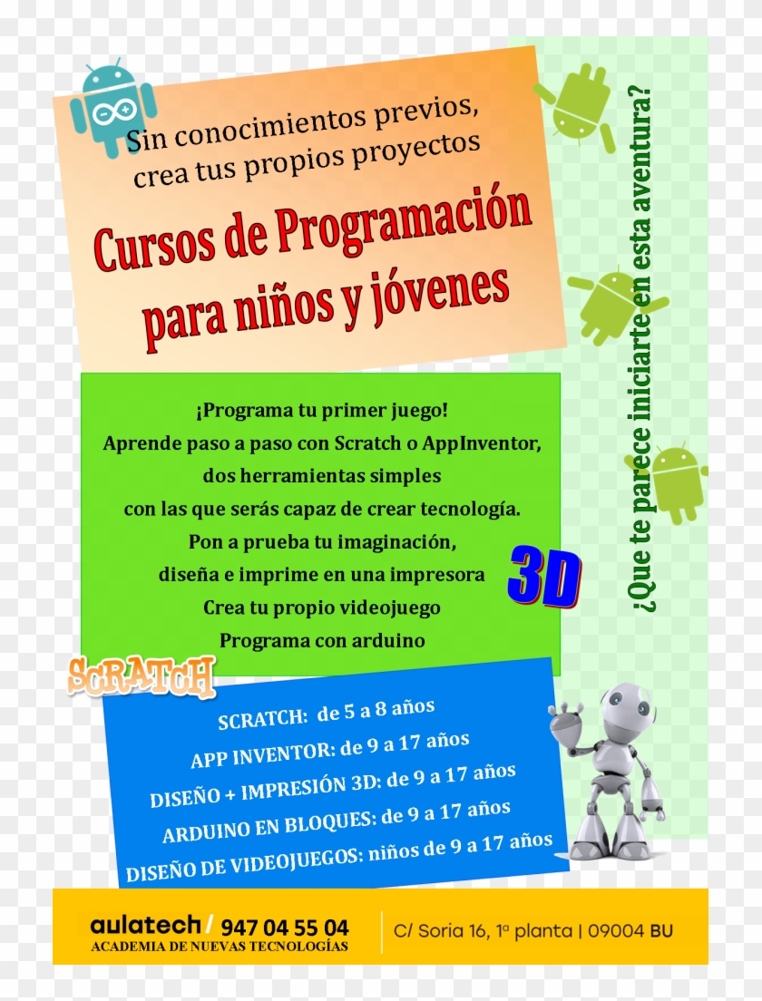 Programación Para Niños Y Jóvenes - Poster Clipart #4609495