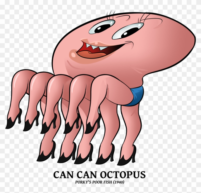 Can Can Octopus By Boscoloandrea - Imagenes De Can Can Can De Looney Tunes Clipart #4609660