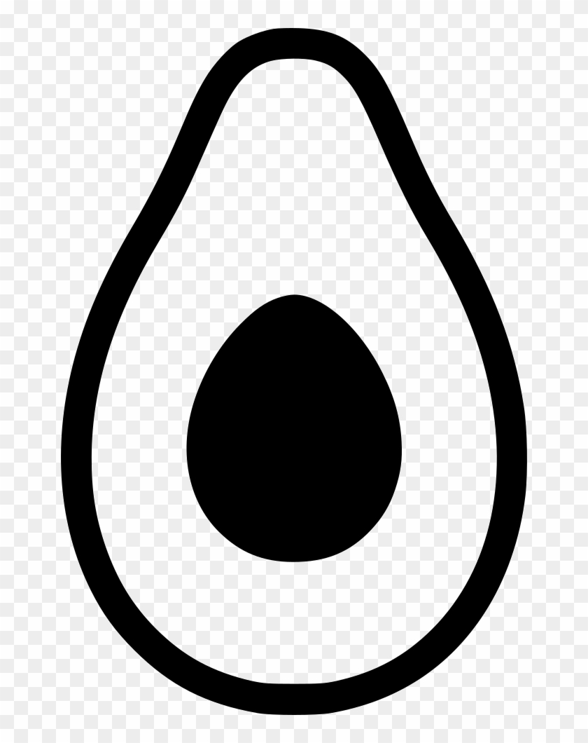 Png File Svg - Avocado Icon Transparent Clipart #4609661