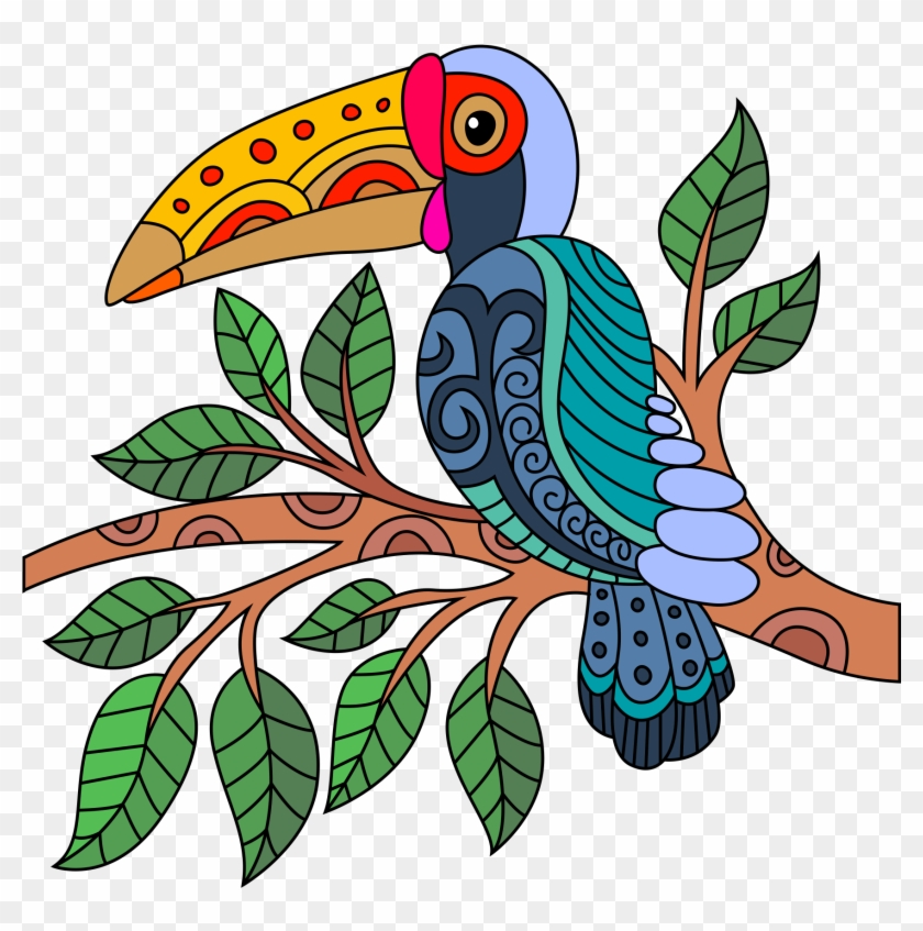 Where's My Fruit Loops - Hornbill Clipart