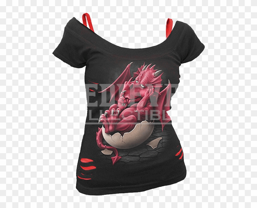 Growing Pains 2 In 1 Ripped Womens Shirt - Стиль Ведьмы Clipart #4610198