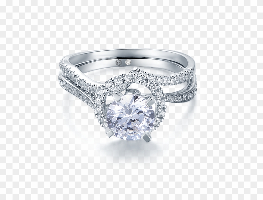 Silhouette Glamorous Wave Diamond Wedding Ring Set - Wedding Rings Square Diamond Clipart