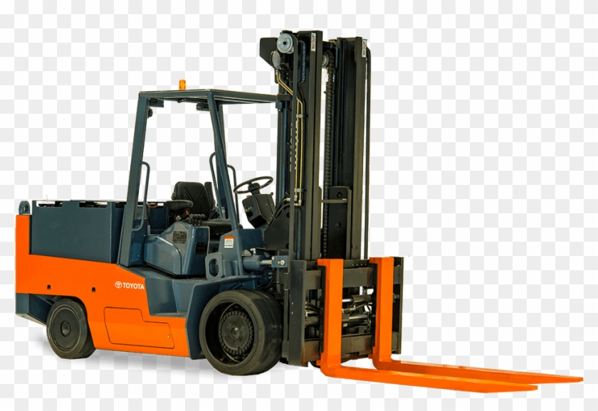 Toyota High Capacity Electric Cushion Forklift For - Electric Forklift Heavy Duty Clipart #4610897