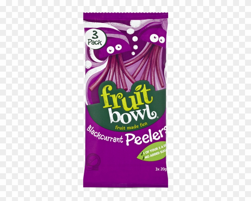 Fruit Bowl Peelers Blackcurrant 12 X 3 X 20g Fruit Bowl Blackcurrant