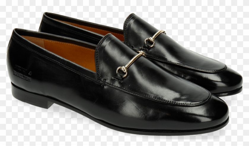 Loafers Scarlett 1 Black Trim Gold - Melvin & Hamilton Clipart #4611590