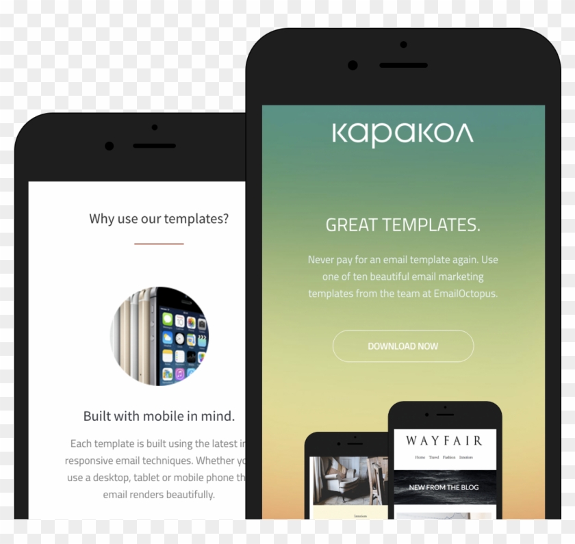 Karakol - Beautiful Html Phone Template Clipart #4611820
