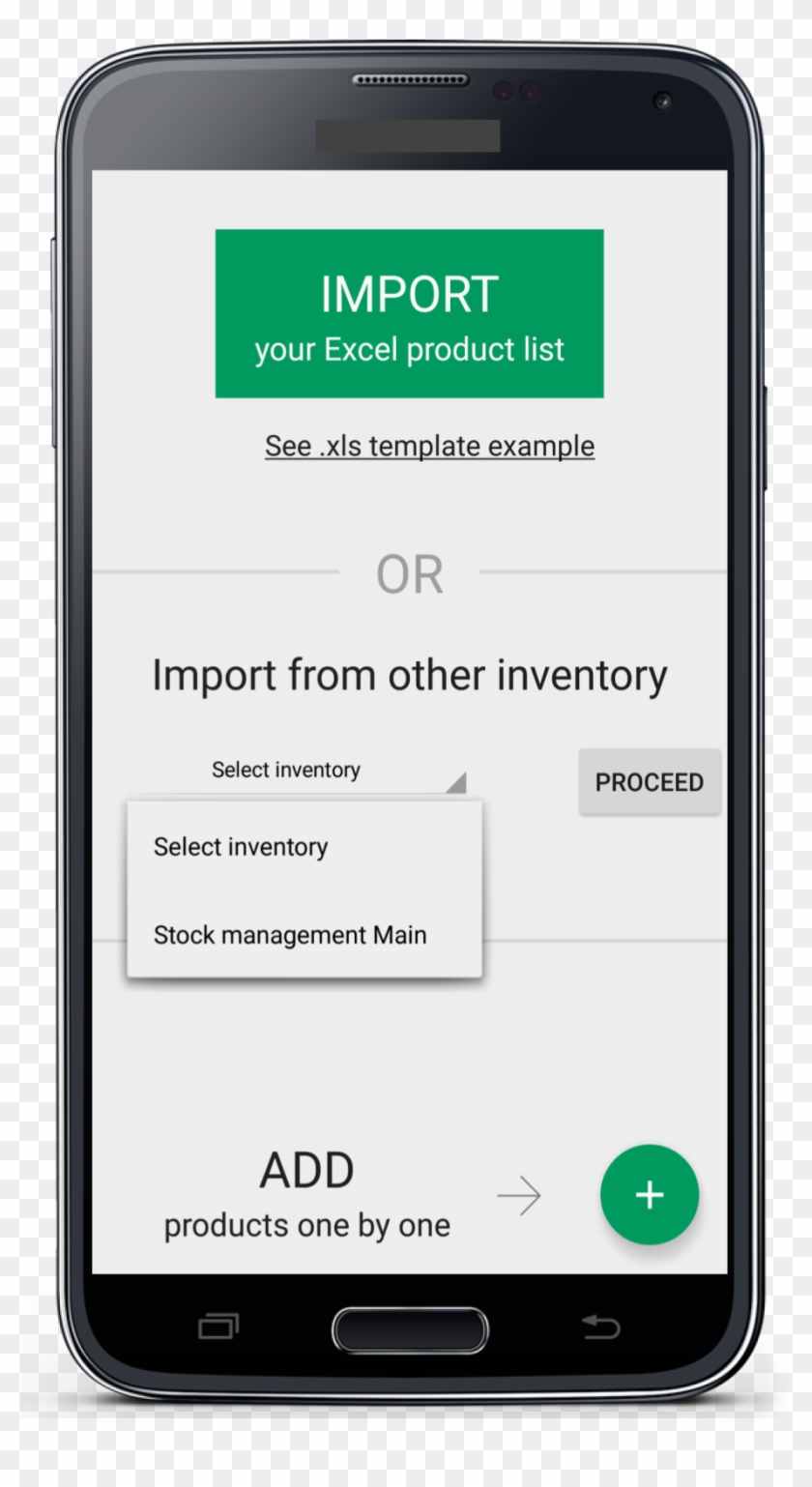 Mobile Inventory Mockup2 - Revel App Clipart #4611927