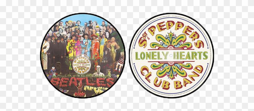 Pepper's Lonely Hearts Club Band Anniversary Edition - Beatles Sgt Pepper Picture Disc Clipart #4611978