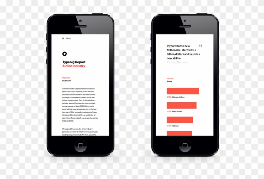 Type Report On Behance - Material Design Restaurant App Clipart #4611981
