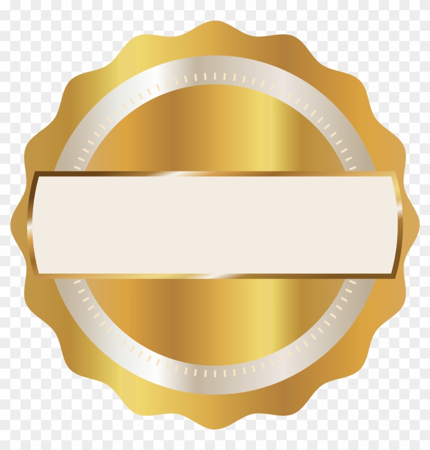 Gold Seal Badge Png Clipart Image - Badge Png Clipart Transparent Png #4612219
