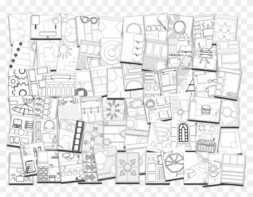 These Templates Are Available In The Resource Zone - Doodle Notes Templates Clipart #4612727