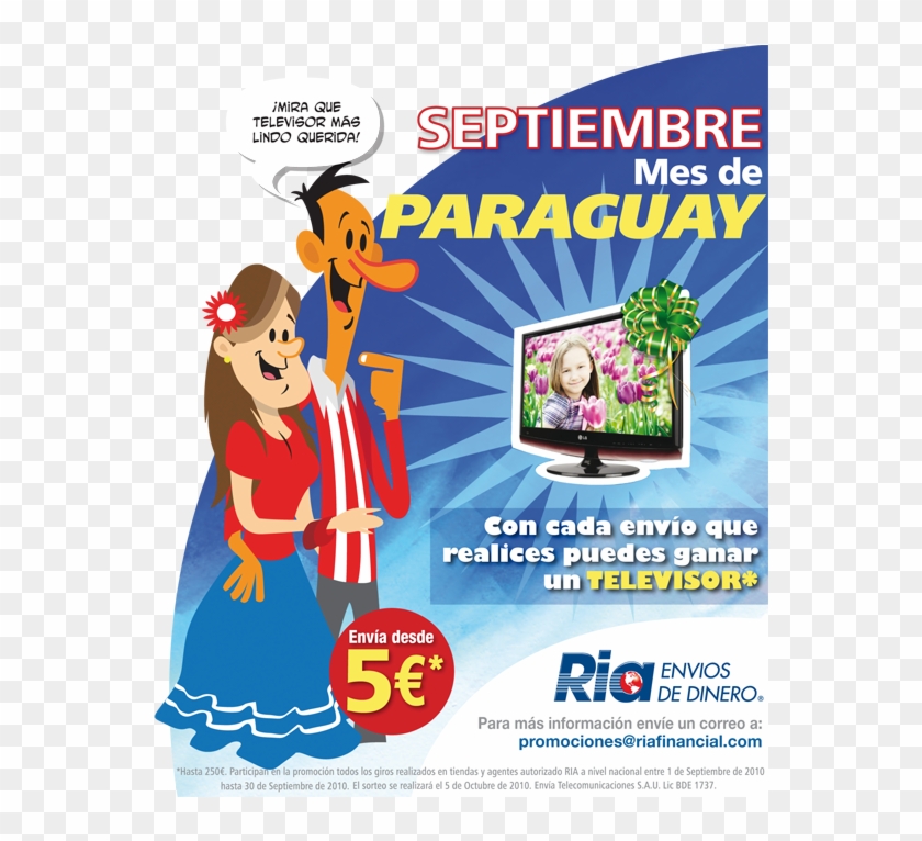 Paraguay - Ria Money Transfer Clipart #4612883