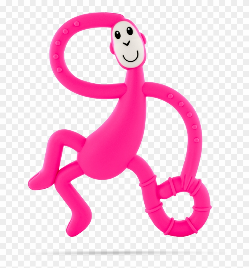 Pink Dancing Monkey Teether - Mordedor Monkey Clipart