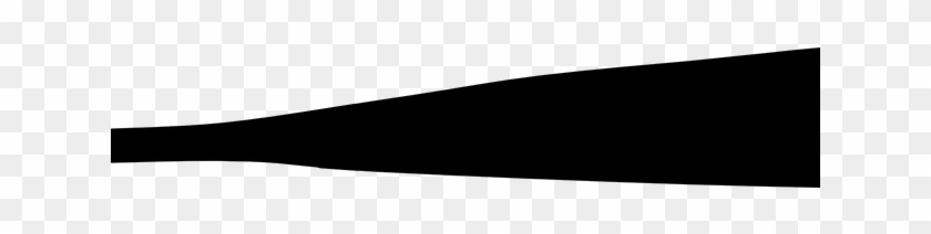 Baseball Bat Vector - Monochrome Clipart #4613074