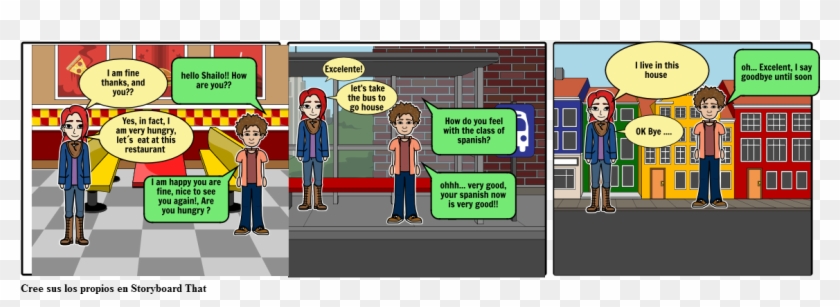 Presente Simple - Cartoon Clipart