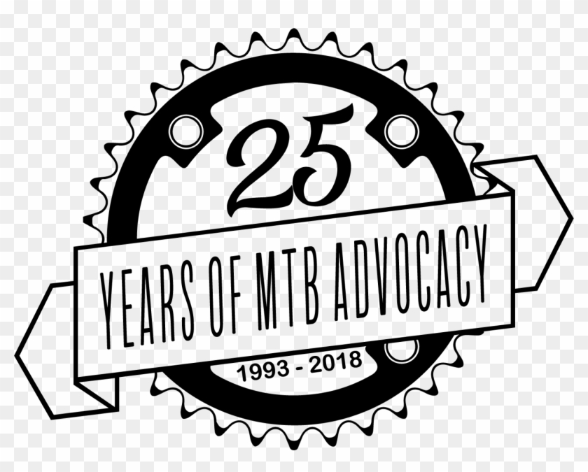 Cropped 25th Anniversary Black Clipart