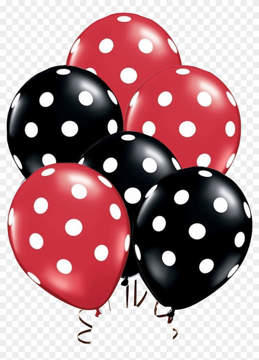 Veja Também Estas - Red White And Black Balloons Clipart #4614862
