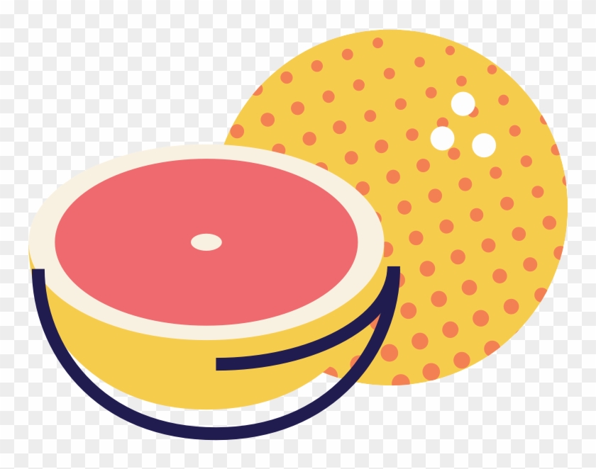 Grapefruit - Circle Clipart #4614887