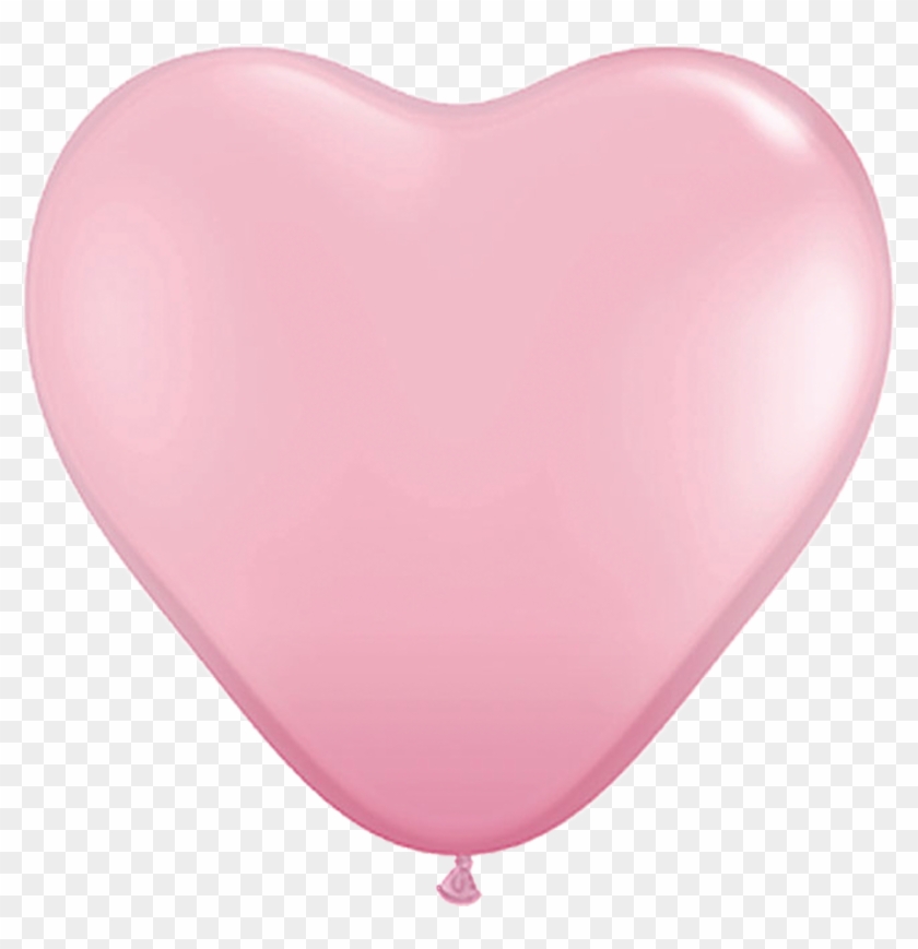 Extra Large Heart Shaped Latex Balloon - Pink Balloon In Heart Shape Clipart #4614974