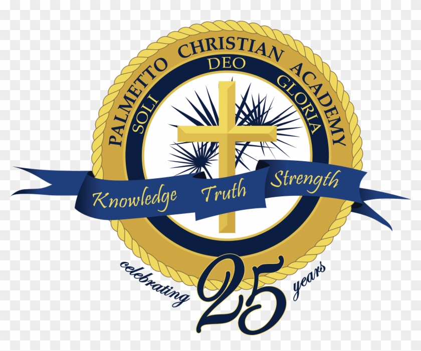 25th Anniversary Logo - Palmetto Christian Academy Clipart #4615006