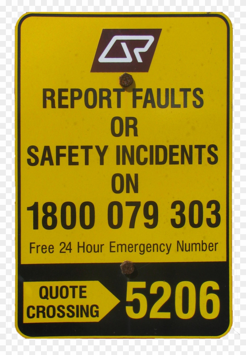 Qr National Rail Crossing Sign - Olive Ridley Project Clipart #4615320