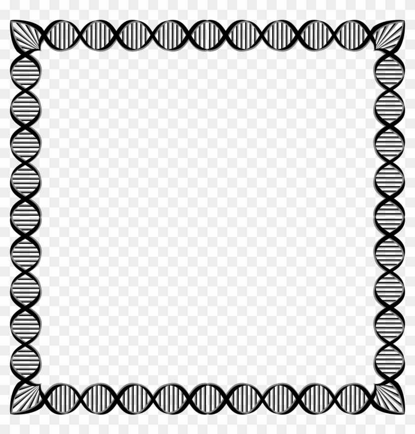 Dna Border Clipart - Page Border For Biology Project - Png Download #4615582