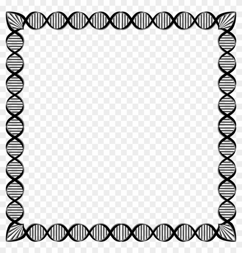 Dna Border Clipart - Page Border For Biology Project - Png Download