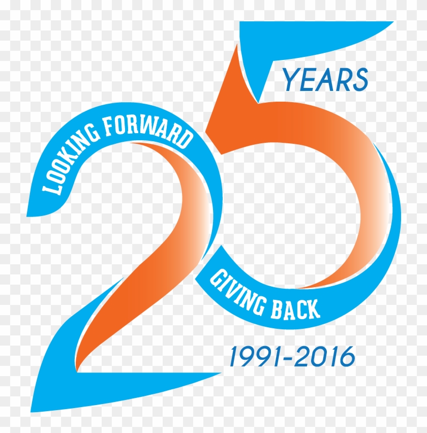 25th Anniversary Logo Design , Png Download - Graphic Design Clipart