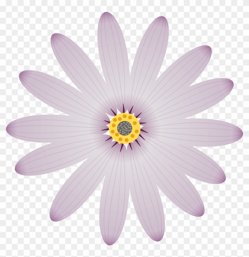 Clipart - Simple Clip Art Flower - Png Download #4615915